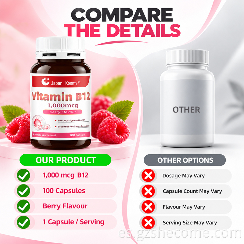 Vitamin B12 100 Capsules7